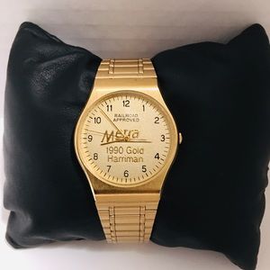 🛑❌SOLD❌🛑Pulsar Men’s Metra 2990 Gold Harriman Watch